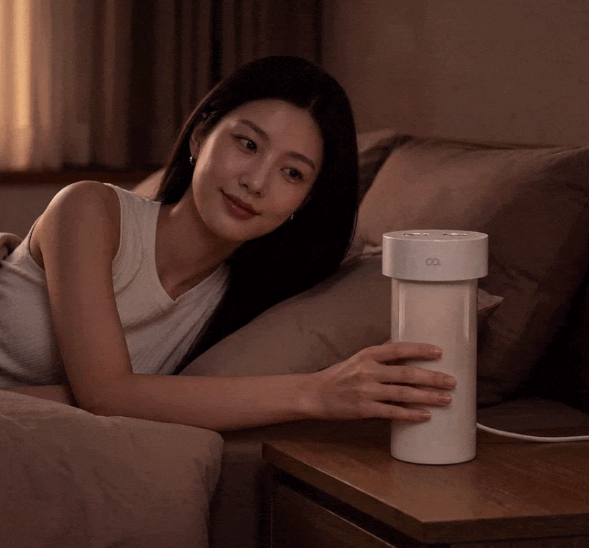 오아 듀얼글로우 가습기 사무실 초음파 휴대용 탁상용 미니 소형 책상 무드등 USB 상세 이미지 18