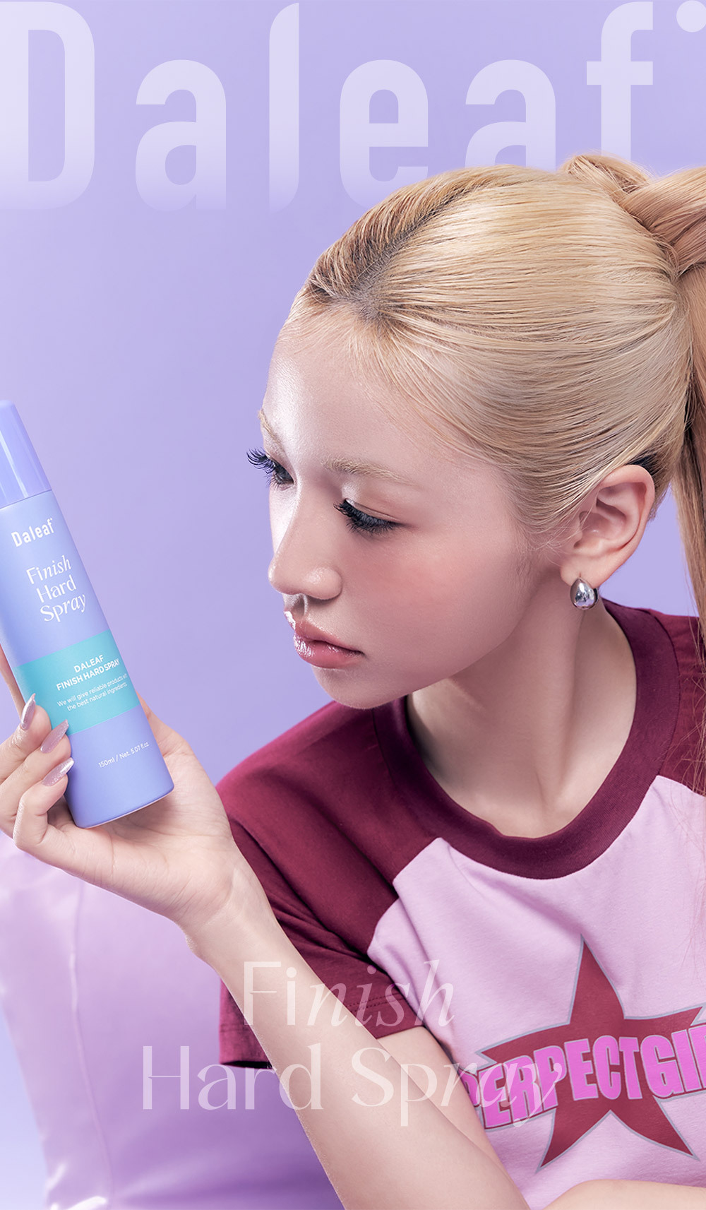 DALEAF Glam Finish Hard Spray - description 2