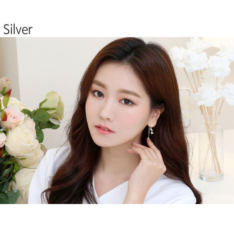 Celebrity Style JewelryStud Earrings 925 Sterling Silvers Needle Made