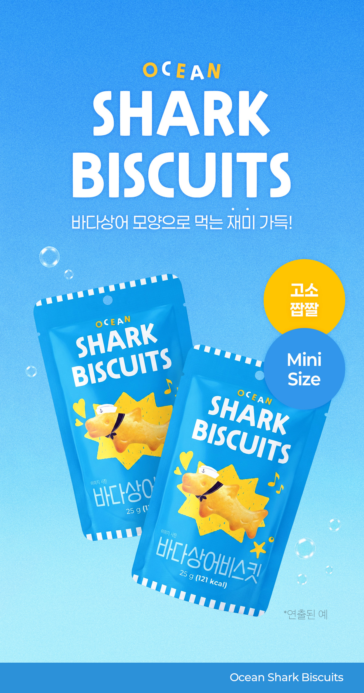 스낵24 바다상어비스킷 25g 5개입 1세트