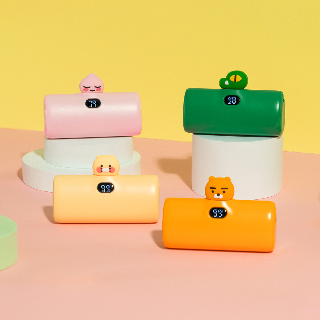 [카카오프렌즈] 빼꼼 도킹형 20W 보조배터리 5000mAh