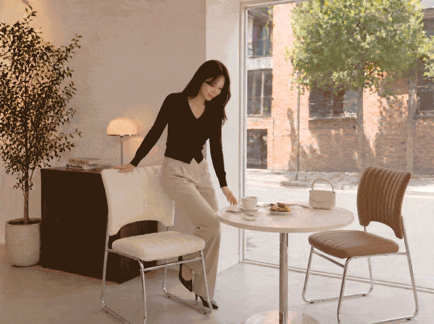 리네아 체어 인테리어의자 카페 다이닝 식당 업소용 커피숍 의자 상세 이미지 4