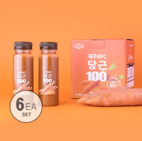 제주 당근주스 180mlx6입