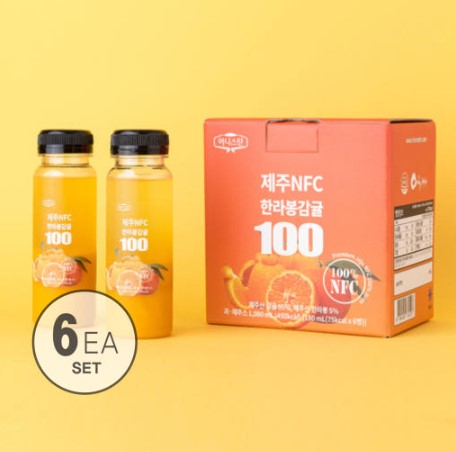 제주 한라봉감귤주스 180mlx6입