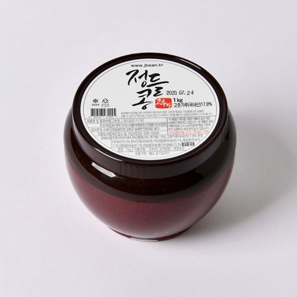 정들콩 강화도 전통조청고추장100%국산고추장1kg