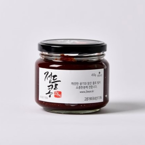 정들콩 강화도 전통조청고추장100%국산고추장450g
