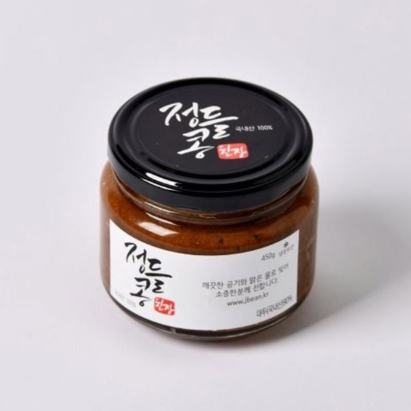 정들콩 강화도 시골집된장100%국산메주저염재래식된장450g