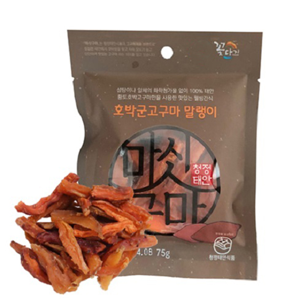 (선물용)군 고구마말랭이 75g×8봉지