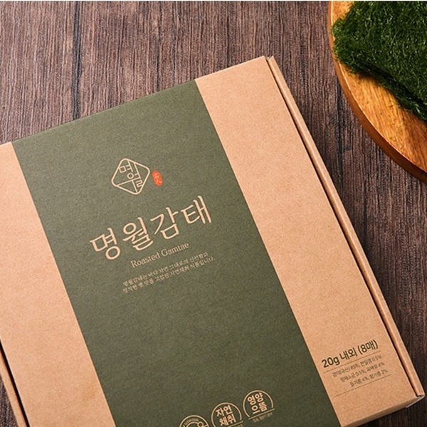 [청정태안] 태안 구운 감태 명절 선물세트 3봉~5봉/택일