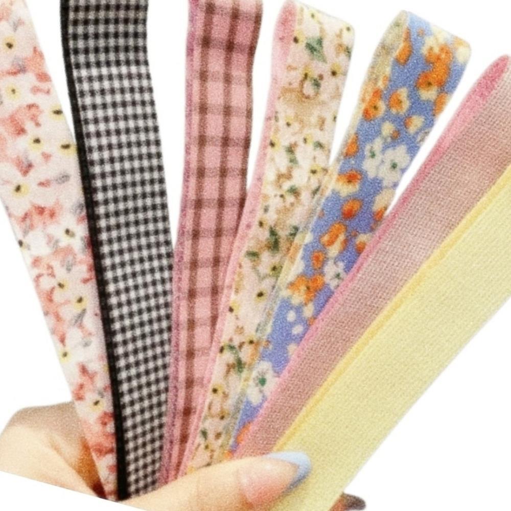 Oce 머리 안 조이는 헤어밴드 잔머리 고정 벨크로 머리띠 패션 악세사리 머리 밴드 밸크로 찍찍이 밴드