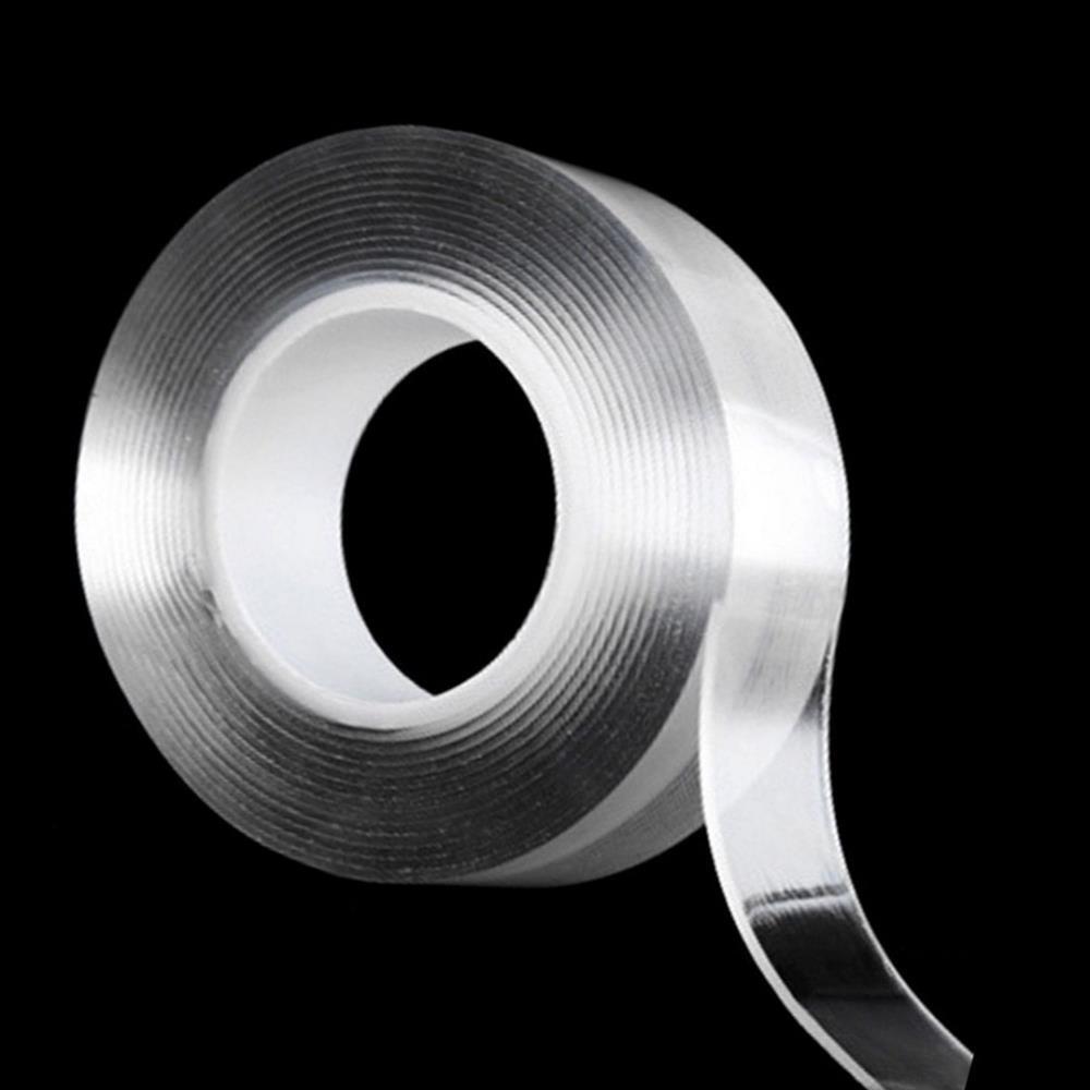 Oce 투명 재사용 양면테이프 3cmx두께 1mm 재접착 스틸 테잎 부착용테입 강력 접착테이프