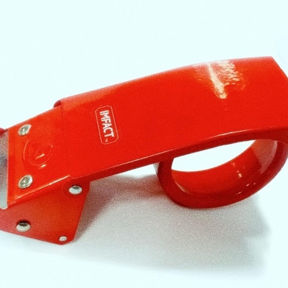 Oce 칼날 장착 일체형 테이프 커터기 50mm 스틸 일반형 태이프 컷팅기 박스 테이프 고정기 상자 포장 작업