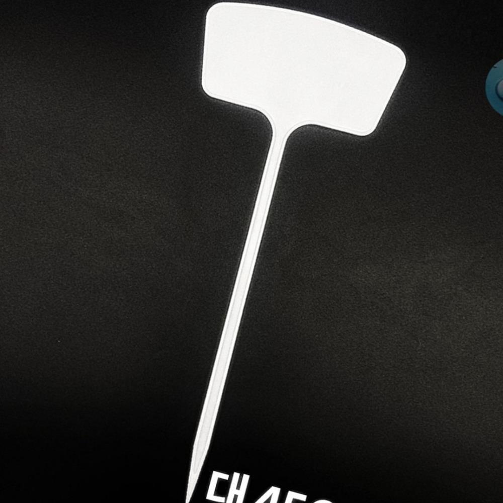 Oce 꽃 모종 네임택 화분 라벨 식물 이름표 T형 45cm 10ea 팻말 네임태그 새싹 표시라벨 홈가드닝