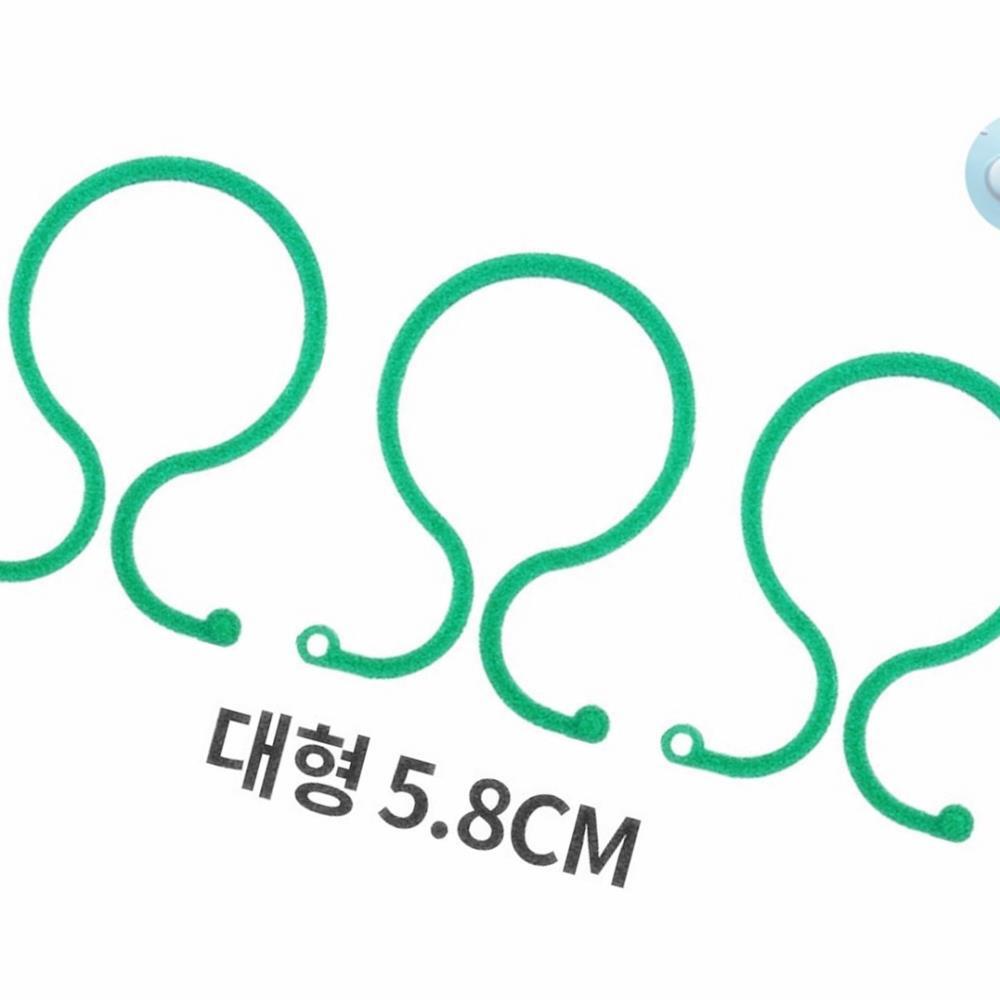 Oce 화초 보호대 원형 지지대 원예 고리형 고정 클립 대형 플라스틱 와이어 덩쿨 넝쿨 식물 토마토 가지