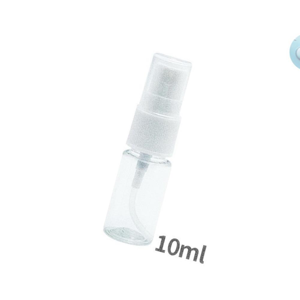 Oce 투명 미니 안개 분사 미스트 플라스틱 공병 용기 10ml 향수병 빈통 뚜껑 병 분사기 미세 분무기