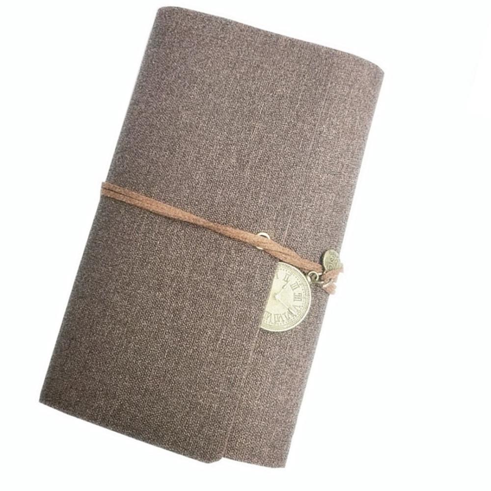 Oce 빈티지 디자인 가죽 챔버트 끈 다이어리 플래너 노트 기록장 reminder 암기 부전지