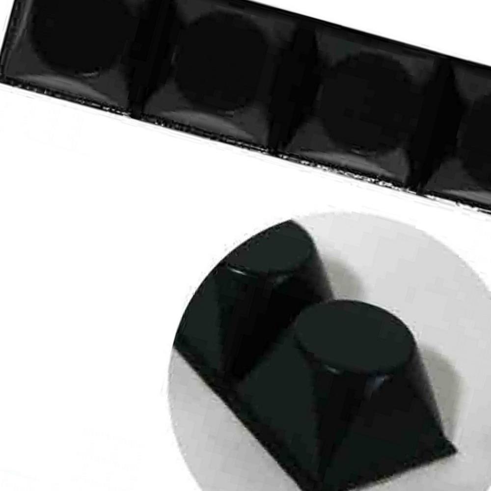 Oce 충격방지 PU 범퍼 소음방지패드 13.1mm 4개검정범폰 소음방지범퍼 긁힘방지범퍼 고무조각