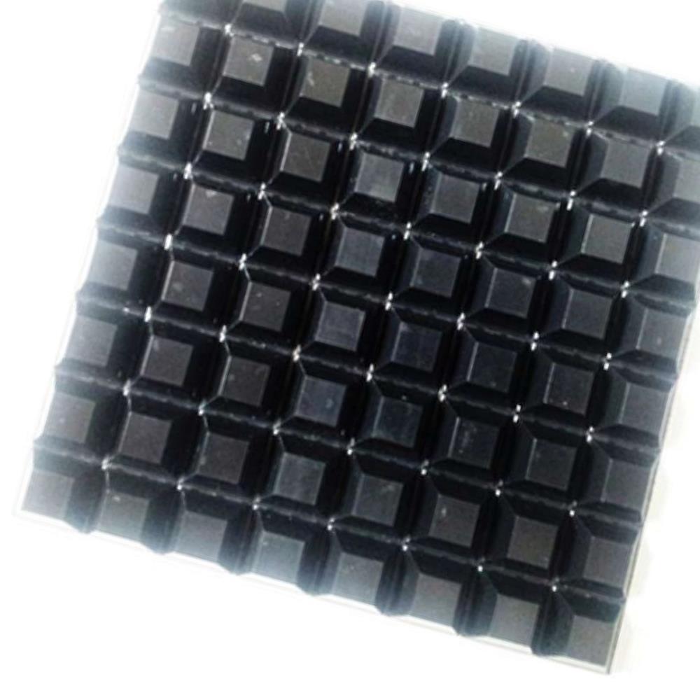 Oce 충격방지 PU 범퍼 소음방지패드 5.8mm 64개검정범폰 bumpon 고무조각 미끄럼방지패드