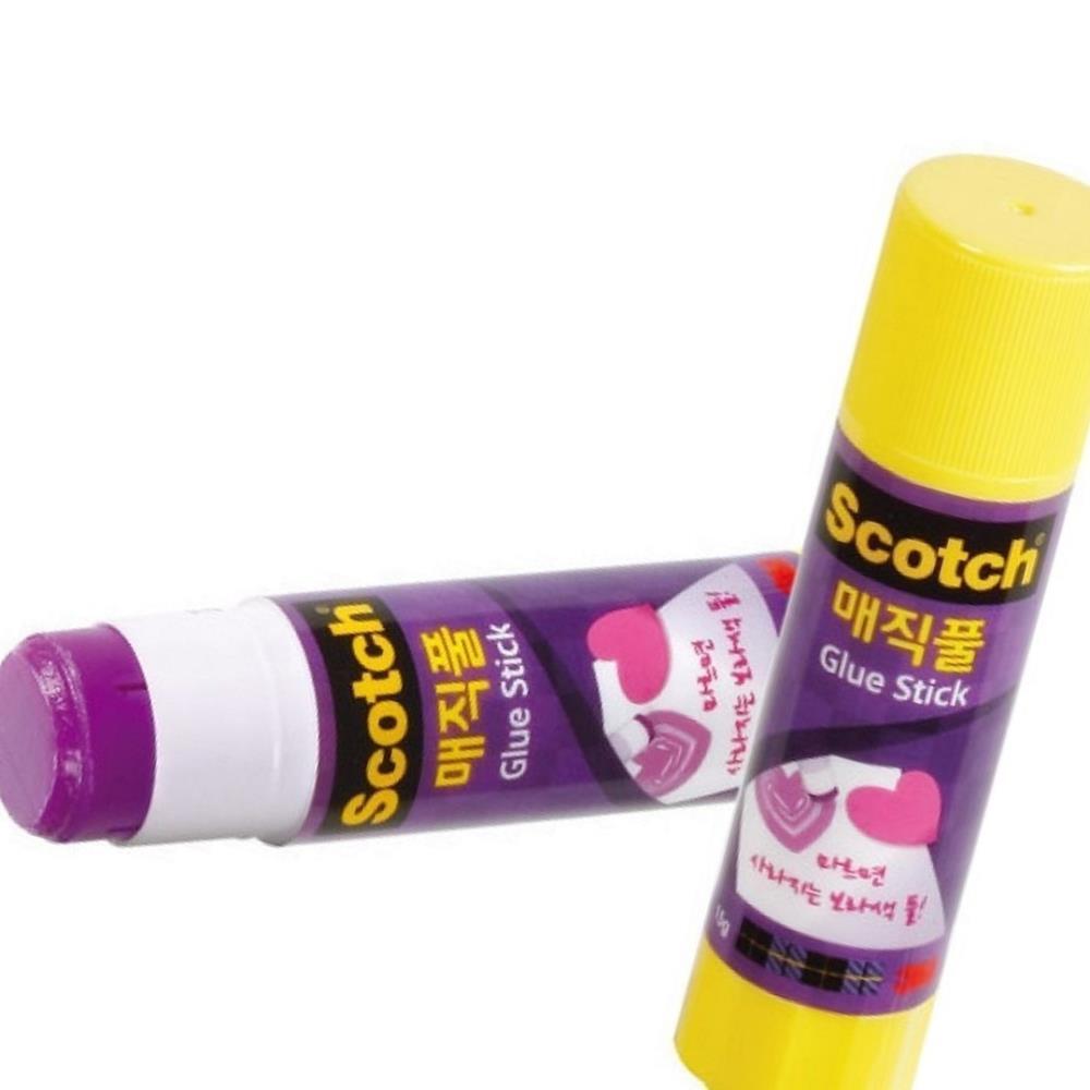 Oce [전문]중요한 서류 풀칠 보라색풀 잘붙는 딱풀 15g safety paste 어린이안전풀 어린이 딱풀