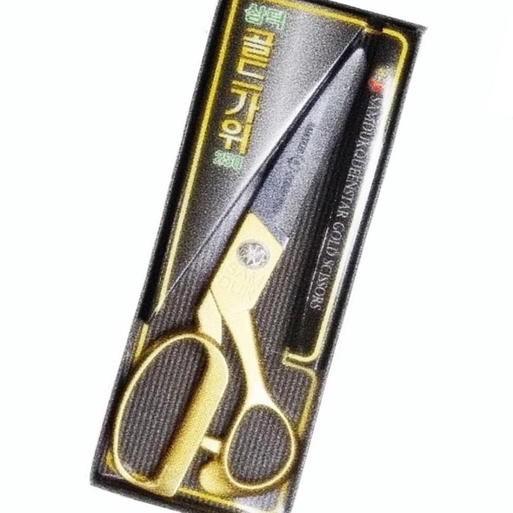 Oce 우수한 절삭력 스텐레스 합금 골드 가위 식당 업소 다용도 가위 주방 미용 사무용