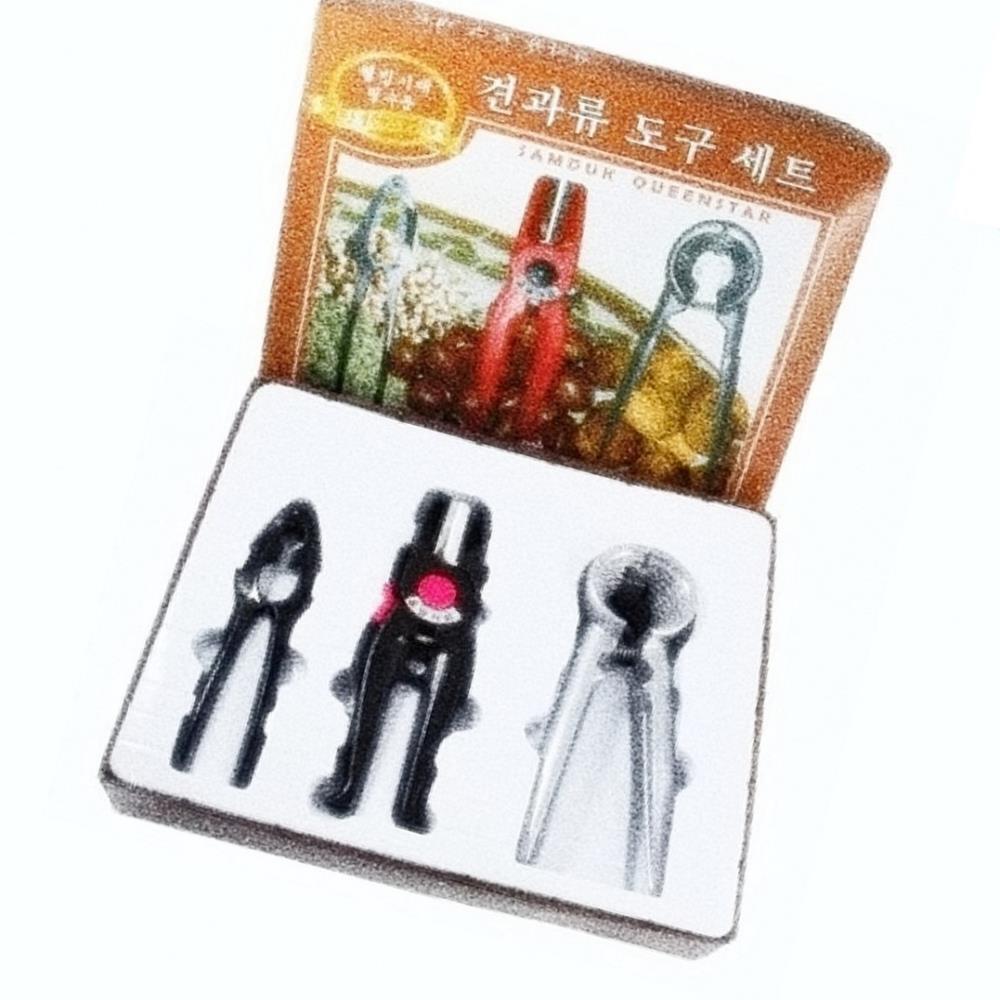 Oce 견과류 망치 3종 세트 호두 밤 가위 잣 망치 견과 오프너 크랩 랍스터 잣 은행 넛트