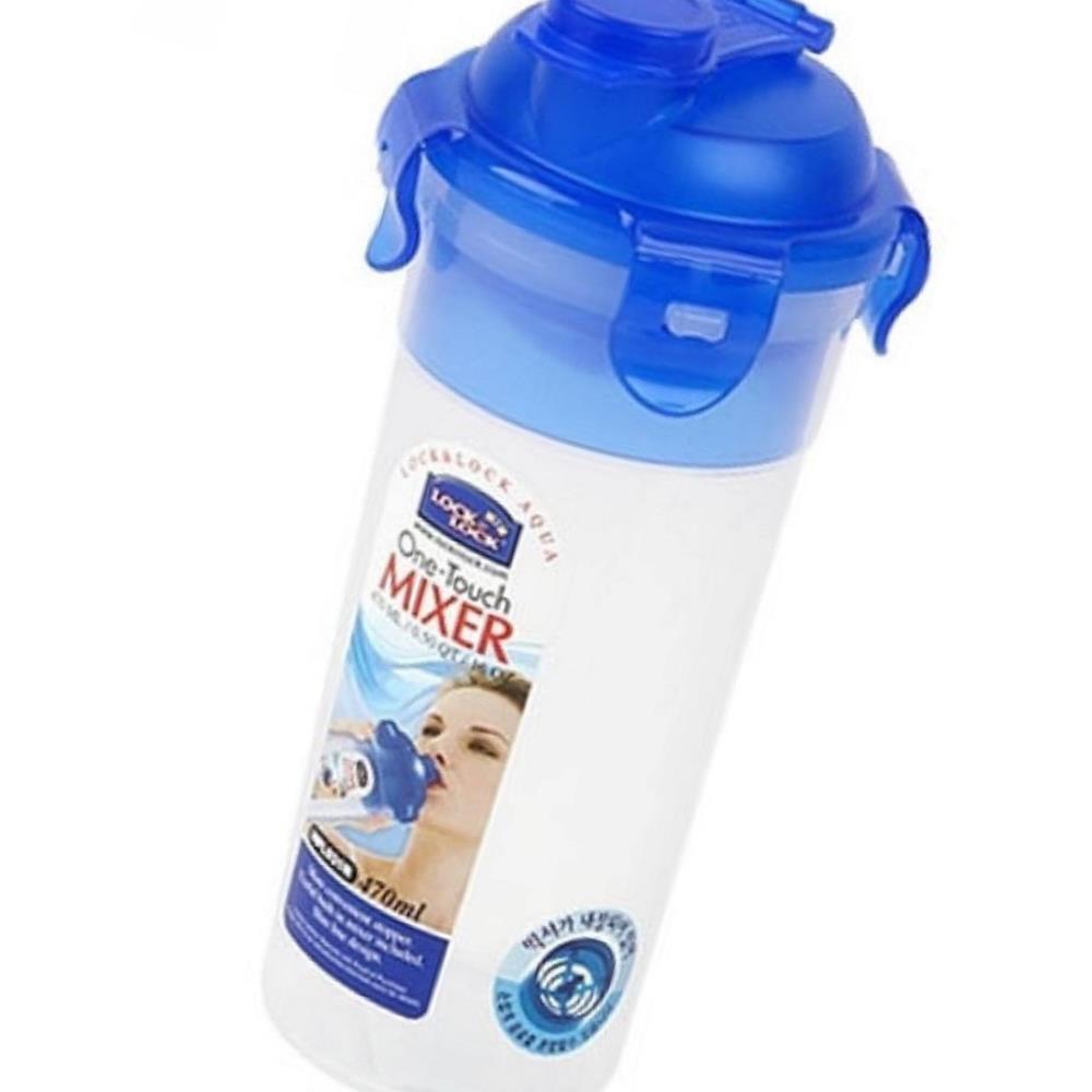 Oce 다용도 사우나 찜질방 미숫가루 단백질 쉐이커 470ml 헬스장 자전거 내열 내냉 원터치 믹서