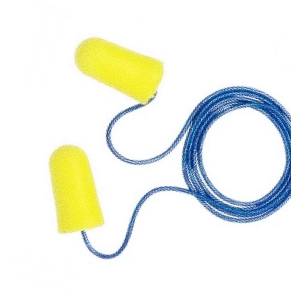 Oce 소음 차단 귀마개 방음 폼 청력보호 끈 달린 10set 수면 차량 소음 방지 도서관 카페 강의실 폼 스폰지 스펀지