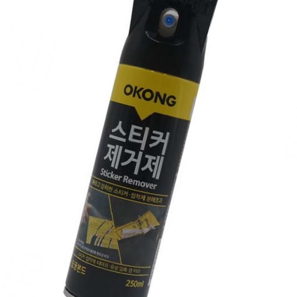 Oce 접착제 껌 끈적임 제거 스프레이 헤라일체형 강력세정 기름때 생분해제 타르분해 접착제 클리너