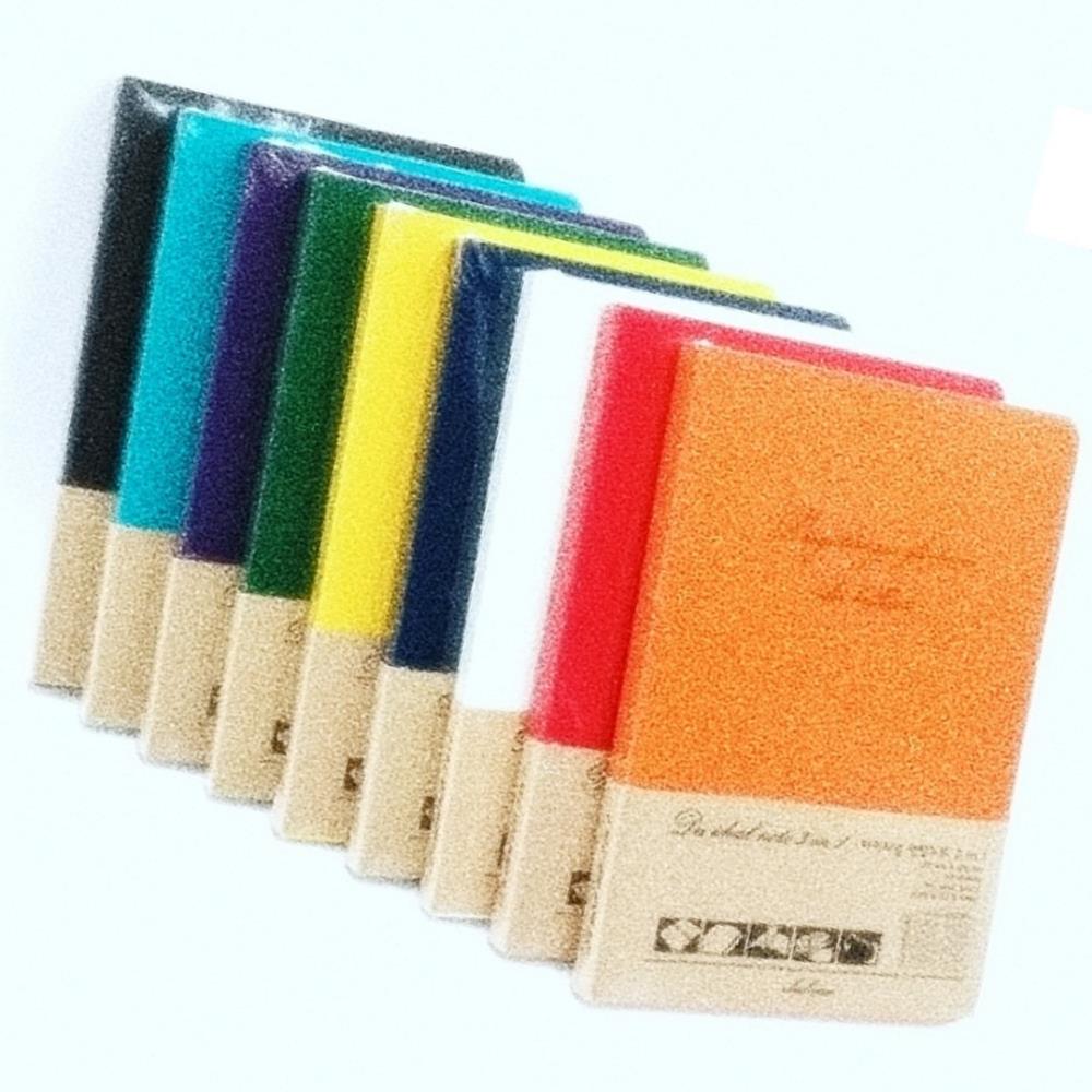 Oce 국산 고급 양장 수첩 격자 라인 무지 노트 색상선택 기자 플래너 방안 모눈 공책 클래식 수첩