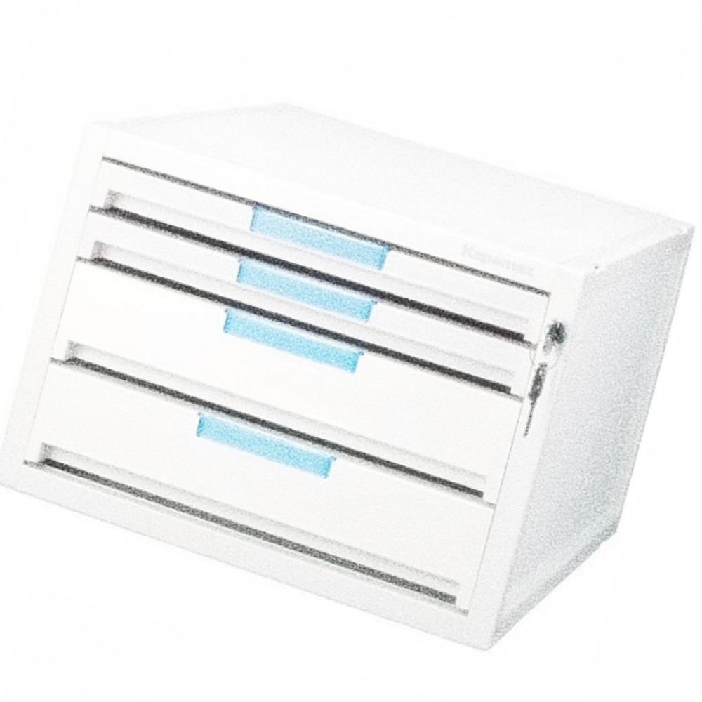 Oce A4 서류 보관 정리함 잠금장치 4단 서랍 인덱스 포함 책상 추가 서랍 document case 문서 정리함