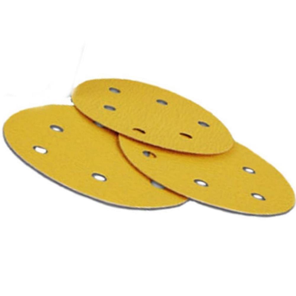 Oce 125mm 샌더기 페이퍼- 6H 60방 페이퍼 100매 그라인더빼빠  6H 샌드페이퍼 흡진페파