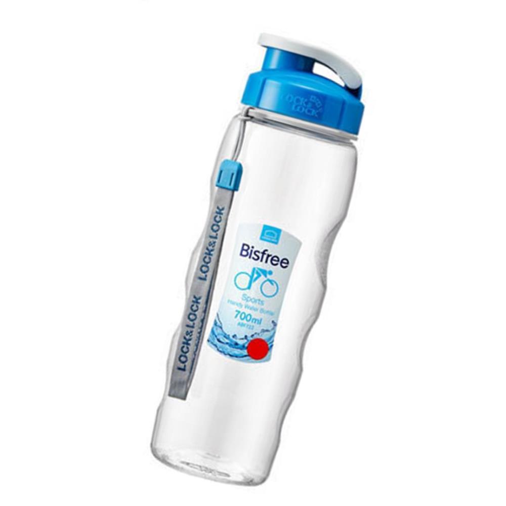 Oce 비스프리 트라이탄 손잡이 고리 휴대용 물통 700ml 워터바틀 플라스틱 실리콘 핸드 스트랩