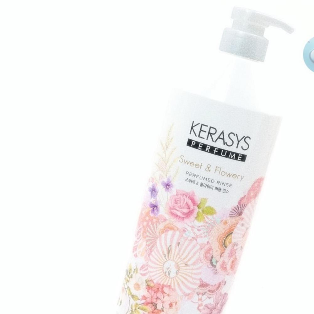 Oce 달콤한 꽃 풍부한 향기 퍼퓸 린스 sweet flowery 1L 수분공급 볼륨케어 헤어 컨디셔너 고급 민감성