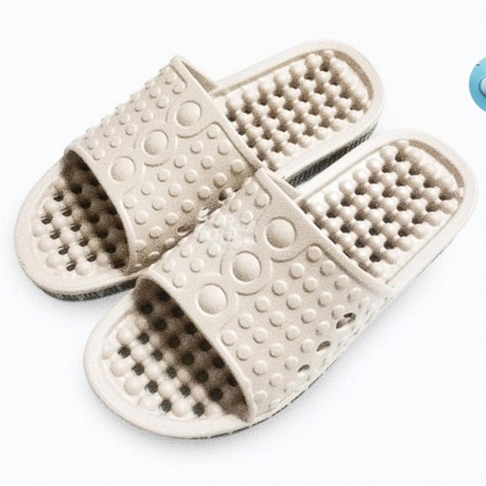 Oce 물 잘 빠지는 욕실 화장실 신발 트임 욕실화 투톤갈색 슬리퍼 쓰레빠 목욕탕 사우나 bathroom shoes