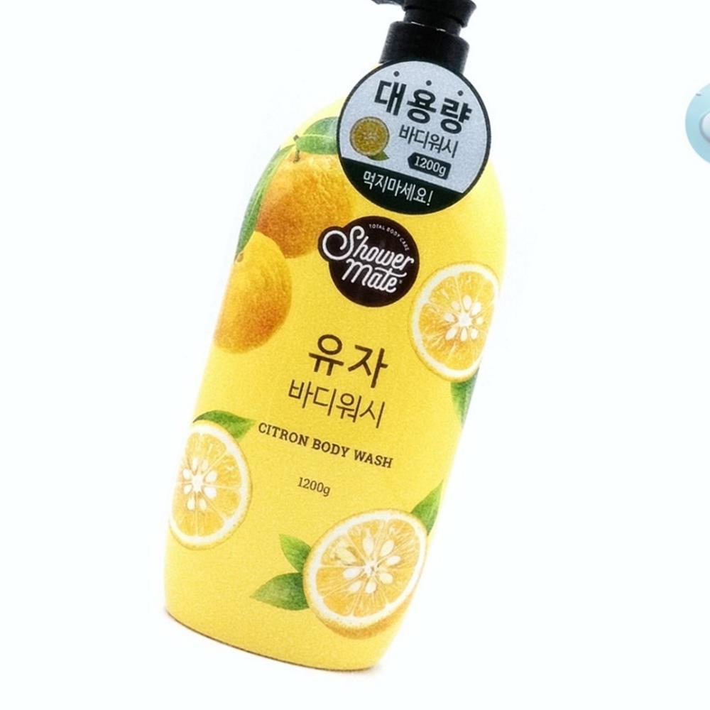 Oce 거품 목욕 바디 샴푸 보디 클렌져 유자향 1.2kg 마일드 워시 바디 워시 대용량 바디 보디 케어