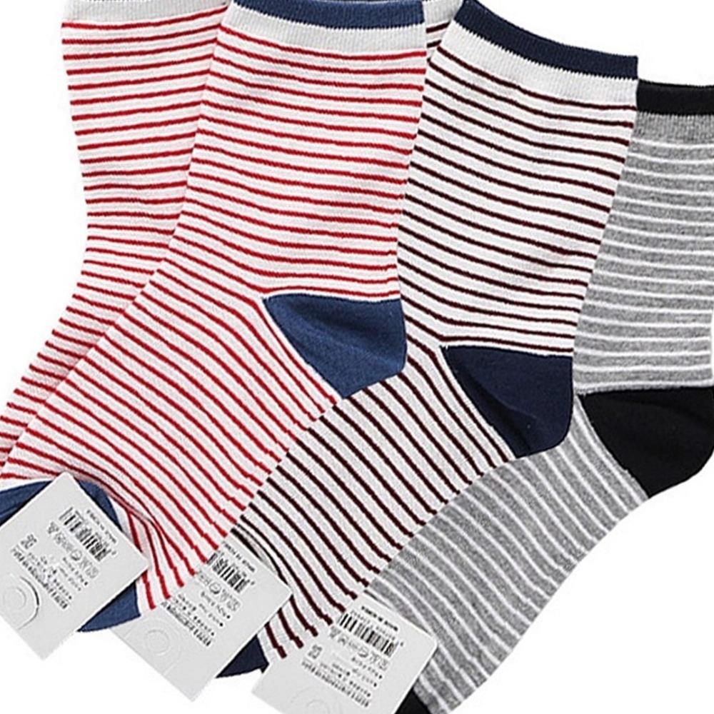 Oce 여성 중목 면혼방 국산 줄무늬 양말 군주3켤레 청소년 교복 woman stocking 단화 교복