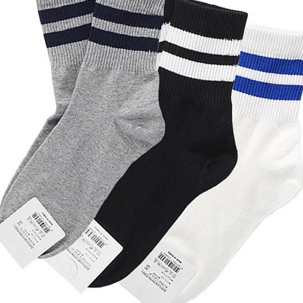 Oce 여성 중목 면혼 국산 쫀쫀 굵은 밴드 양말 흰파3켤레 학생 캐쥬얼 청바지  woman stocking 캐쥬얼 삭스