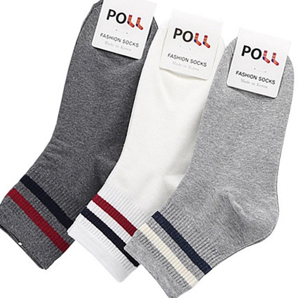 Oce 여성 중목 면혼방 국산 쫀쫀 밴드 양말 검정3켤레 청소년 교복 학생 캐쥬얼 청바지  스니커즈 운동화 얀말