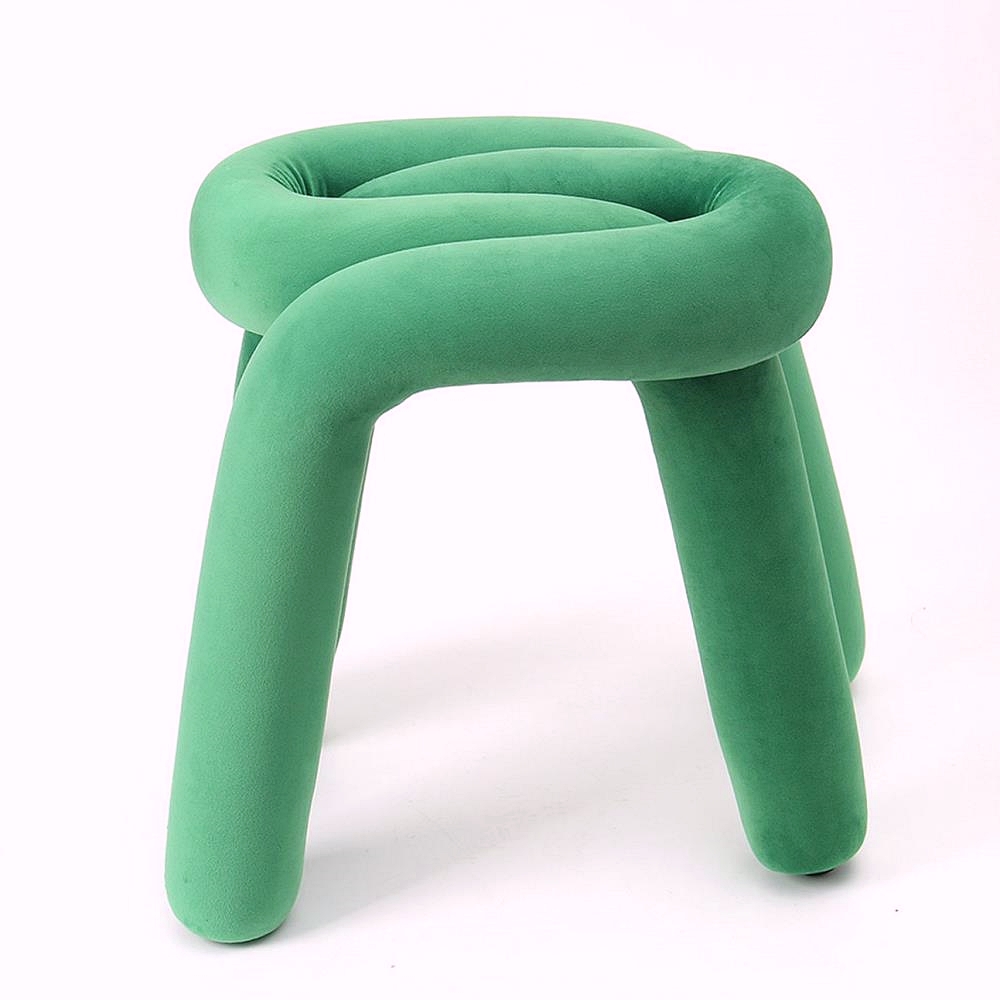 Oce 등받이 없는 예쁜 보조 의자 딥그린 보조 쇼파 소파 STOOL 쇼파 발 받침대