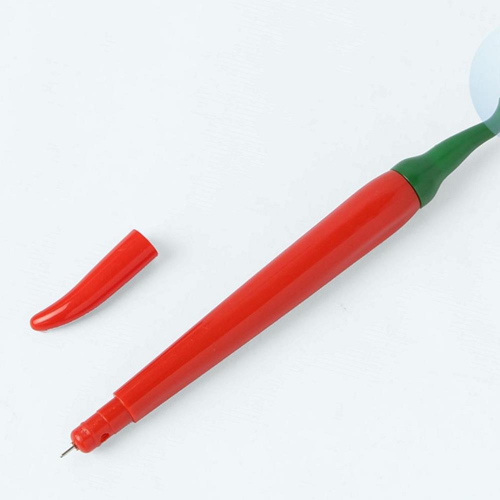 Oce 잘써지는 중성펜 빨간 고추 0.5mm 서류 연필 볼팬 안지워지는 연필