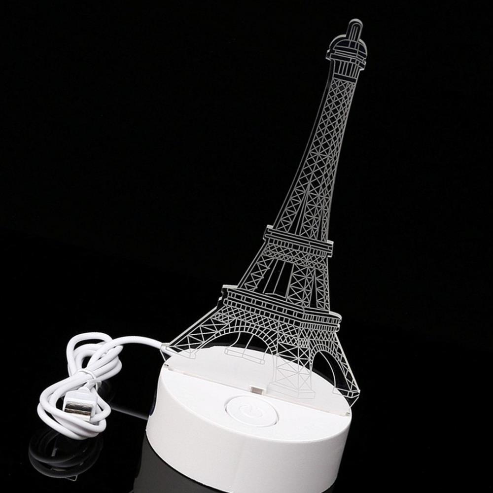 Oce LED 인테리어 스탠드 에펠탑 모형 조명 3D무드등 협탁수면수유등 유선LED