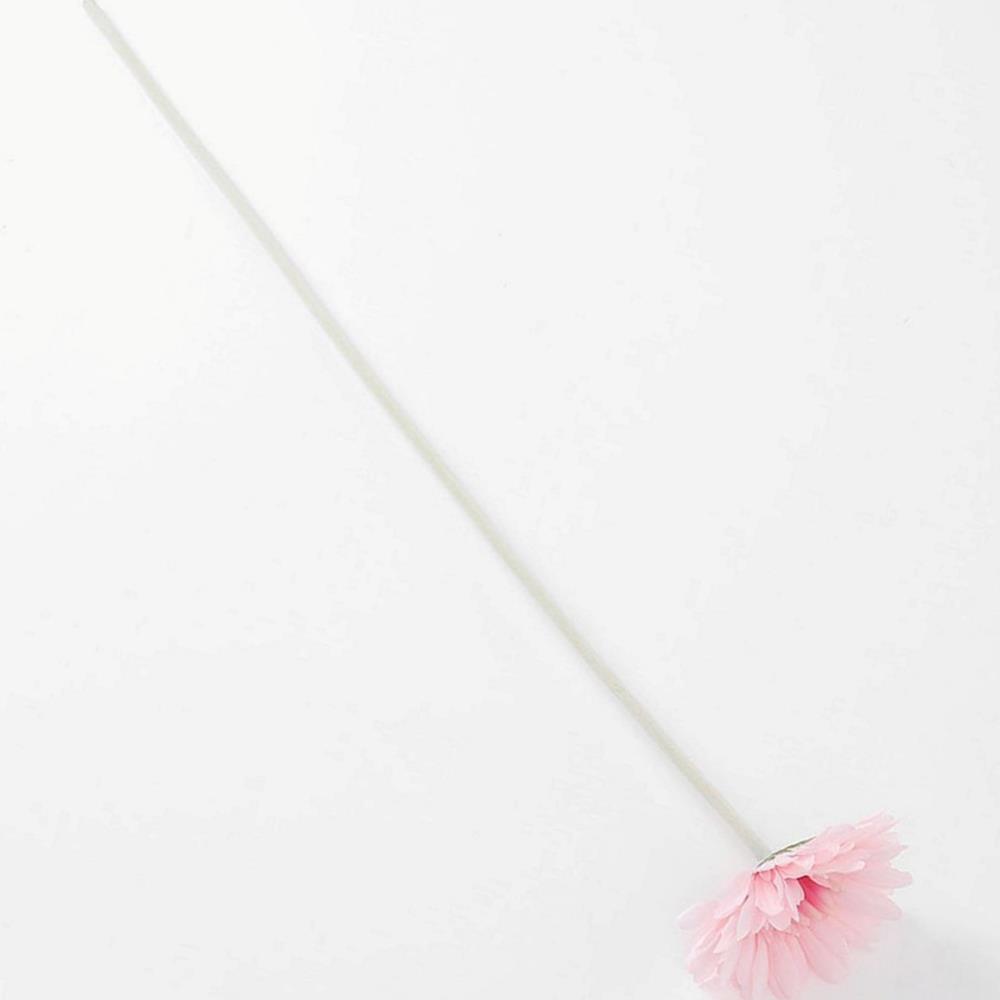 Oce 한송이 화려한 거베라 꽃 라이트핑크 인조 식물 프로포즈 로즈 인테리어 조화