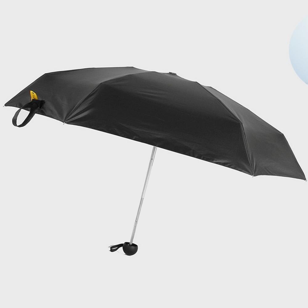 Oce 5단 미니 수동우산 겸 양산 블랙 접이식  가벼운 단우산 휴대용 수동우산 UV 자외선 차단 양산