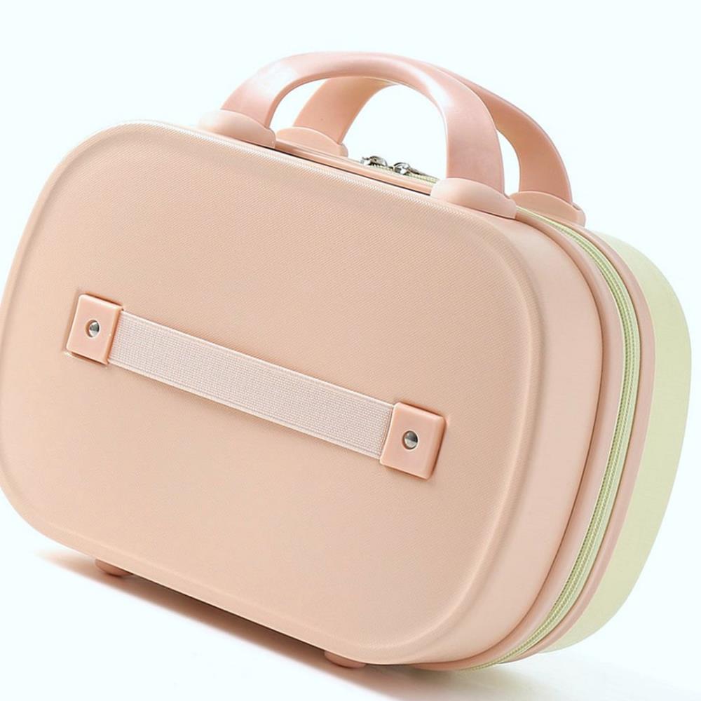 Oce 라운드 여성 미니 여행 트렁크 레몬핑크 캐리어 보조 가방 예쁜 여행용 가방 유아동 트레블 손가방