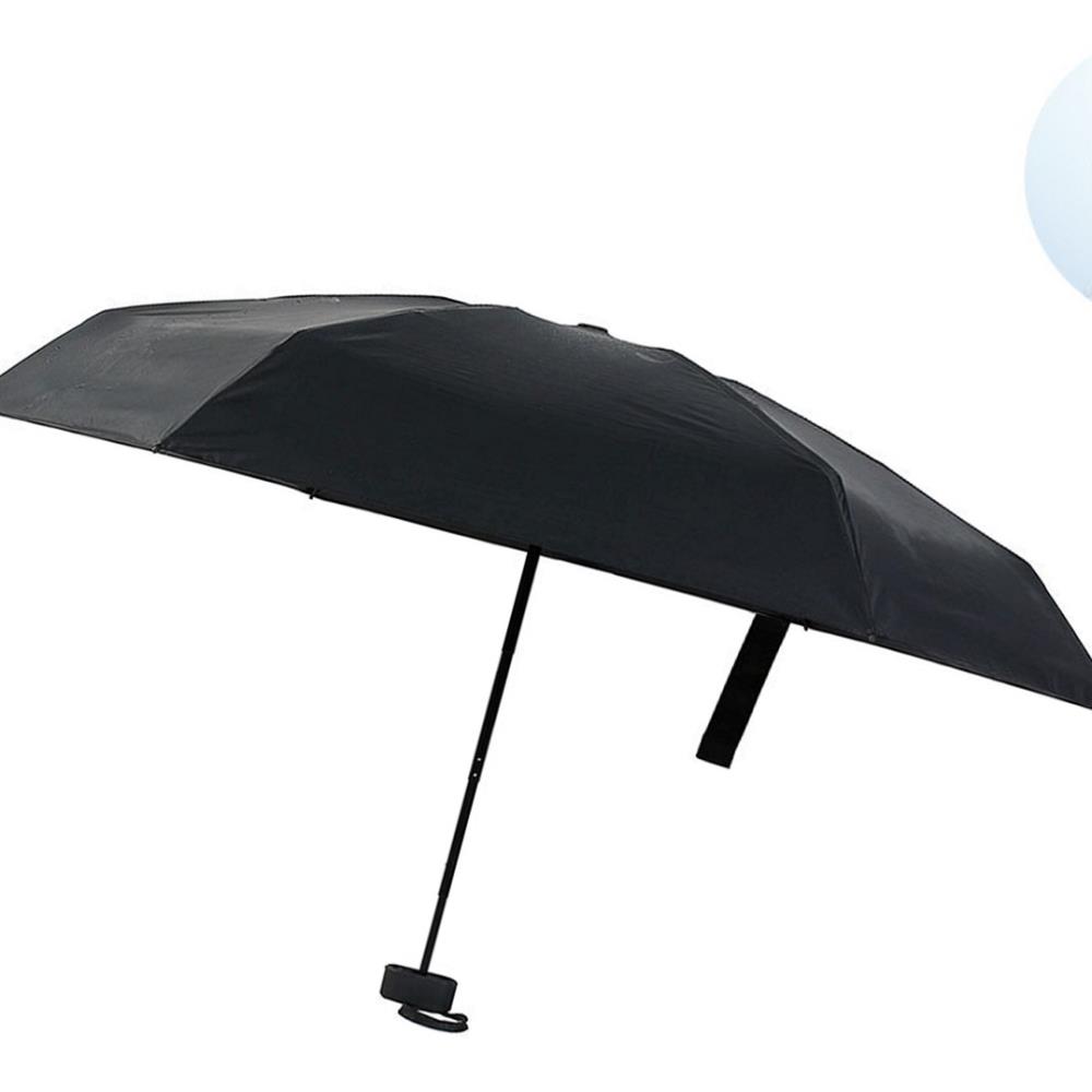 Oce 화이바 암막 6단 초미니 우산겸 양산 블랙 UV 자외선 차단 양산 비비드 칼라 우산 컬러풀 소형 양우산