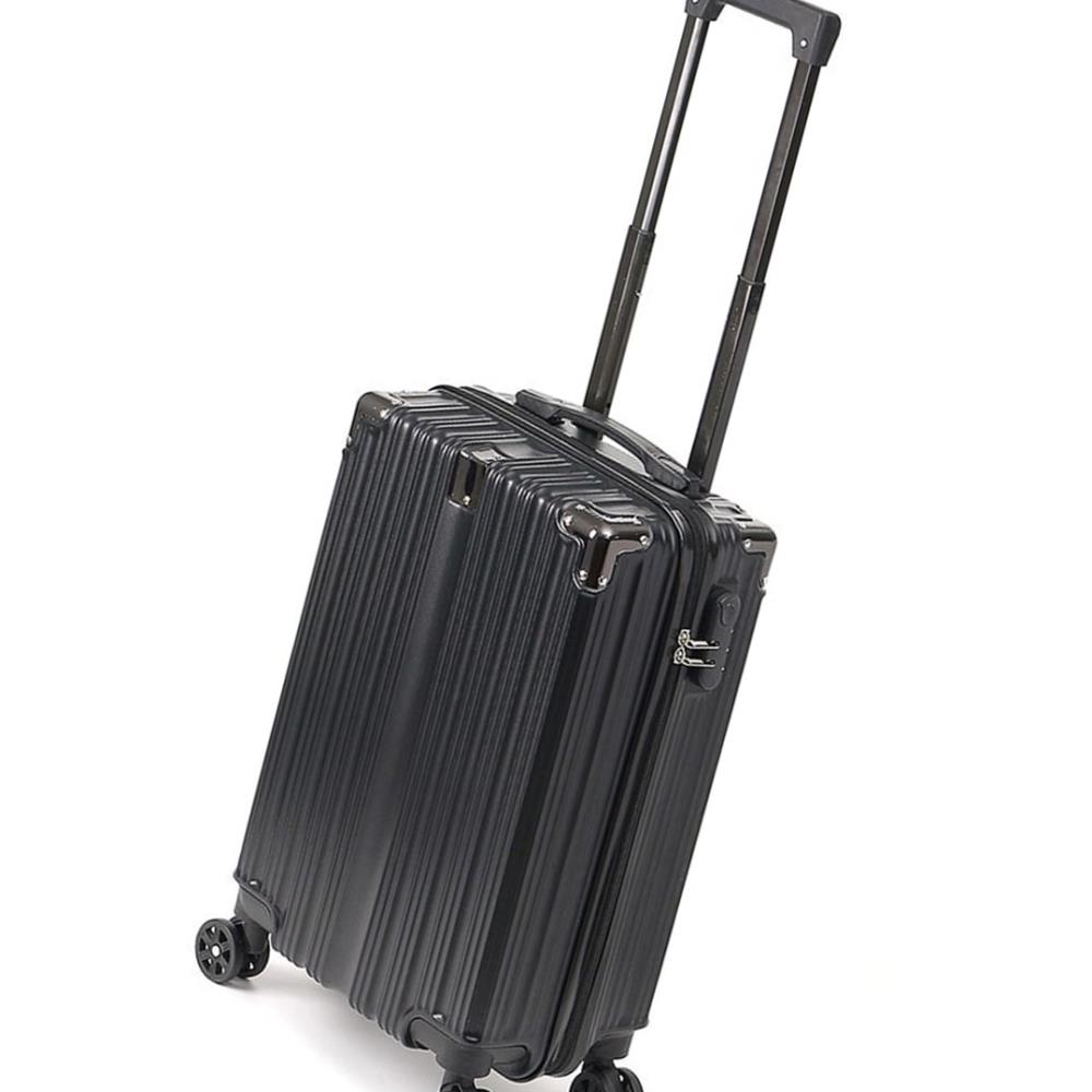 Oce 비비드 기내 반입 트렁크 락 캐리어 20형 블랙 기내용 비행기 가방 유아동 소형 케리어 traveling bag