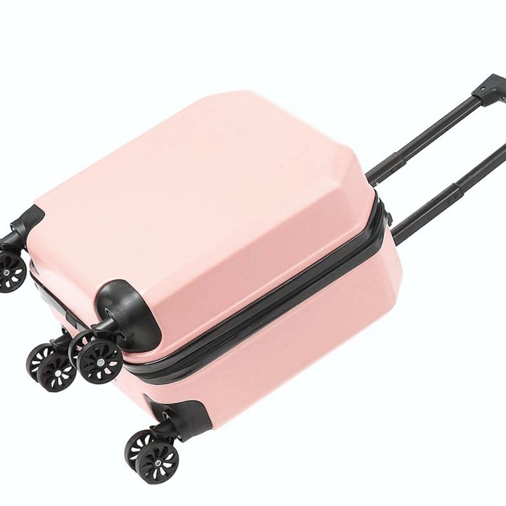 Oce 비비드 미니 여행 트렁크 캐리어 18형 핑크 유아동 소형 케리어 트래블 트렁크 튼튼한 끄는 바퀴 가방