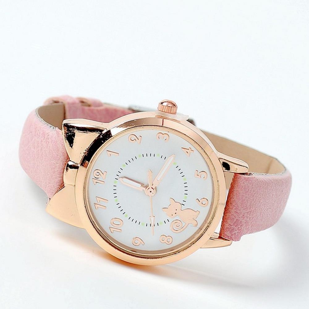 Oce 아나로그 인조가죽 손목시계 2P 핑크 우정 커플 여성 시계 여자 팔목시계 아날로그 손 시계