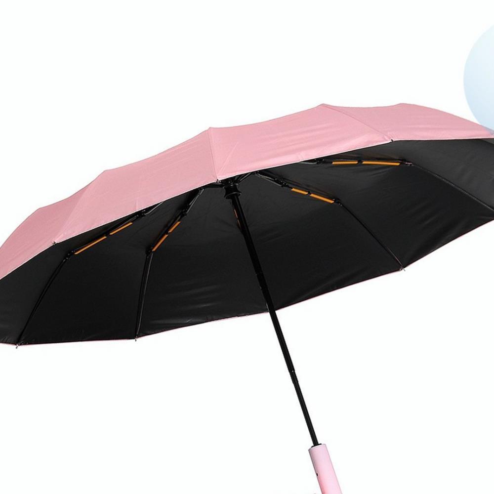 Oce 3단 완전 자동우산 겸 양산 핑크 방수 방풍 우산 접는 암막 우산 썬쉐이드  썬세이드