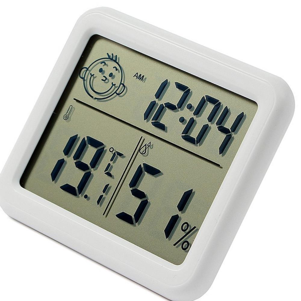 Oce 화이트 데스크 시계 디지털 탁상시계 스탠드 습온도계 watch clock 스마트 탁상시계